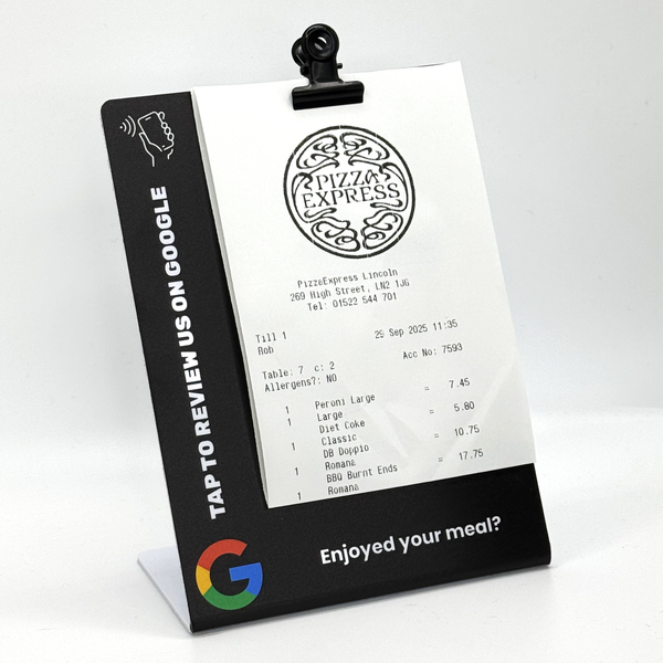 Google Tap to Review Premium Restaurant/Cafe Stand