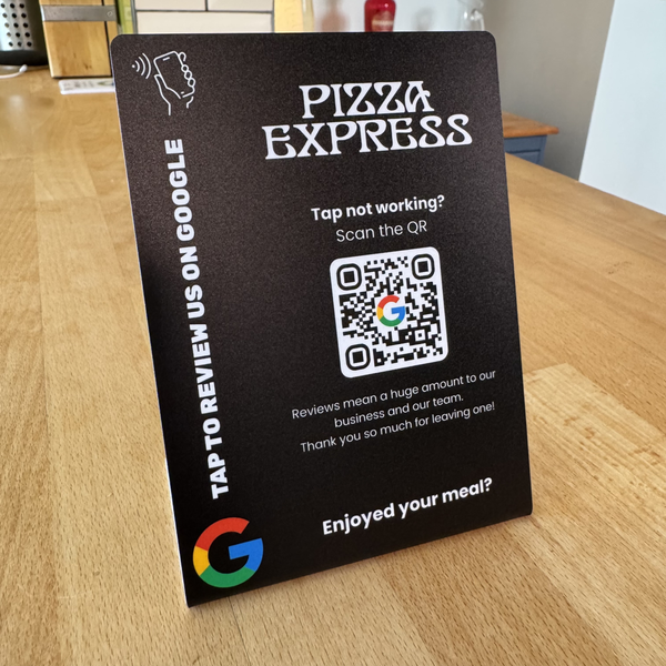 Google Tap to Review Premium Restaurant/Cafe Stand
