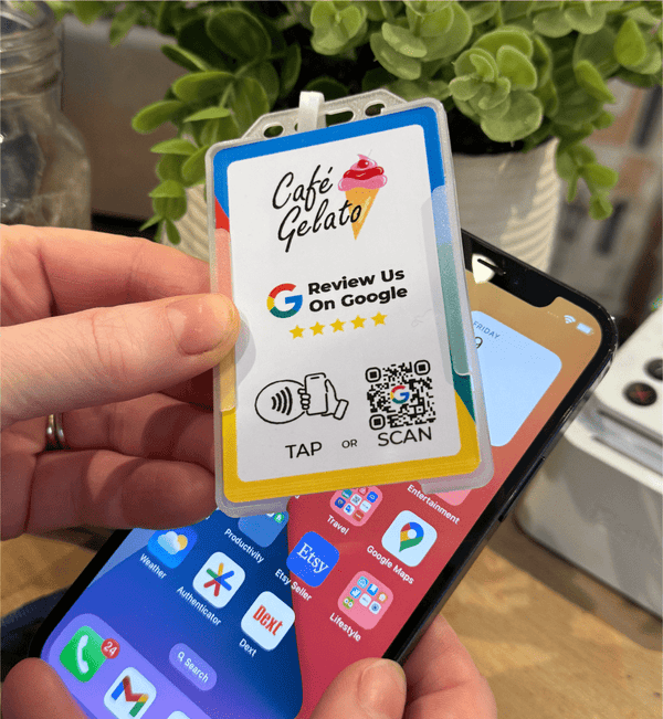 Custom Branded Google Review Card - Tap and Scan - 224 DIGITAL