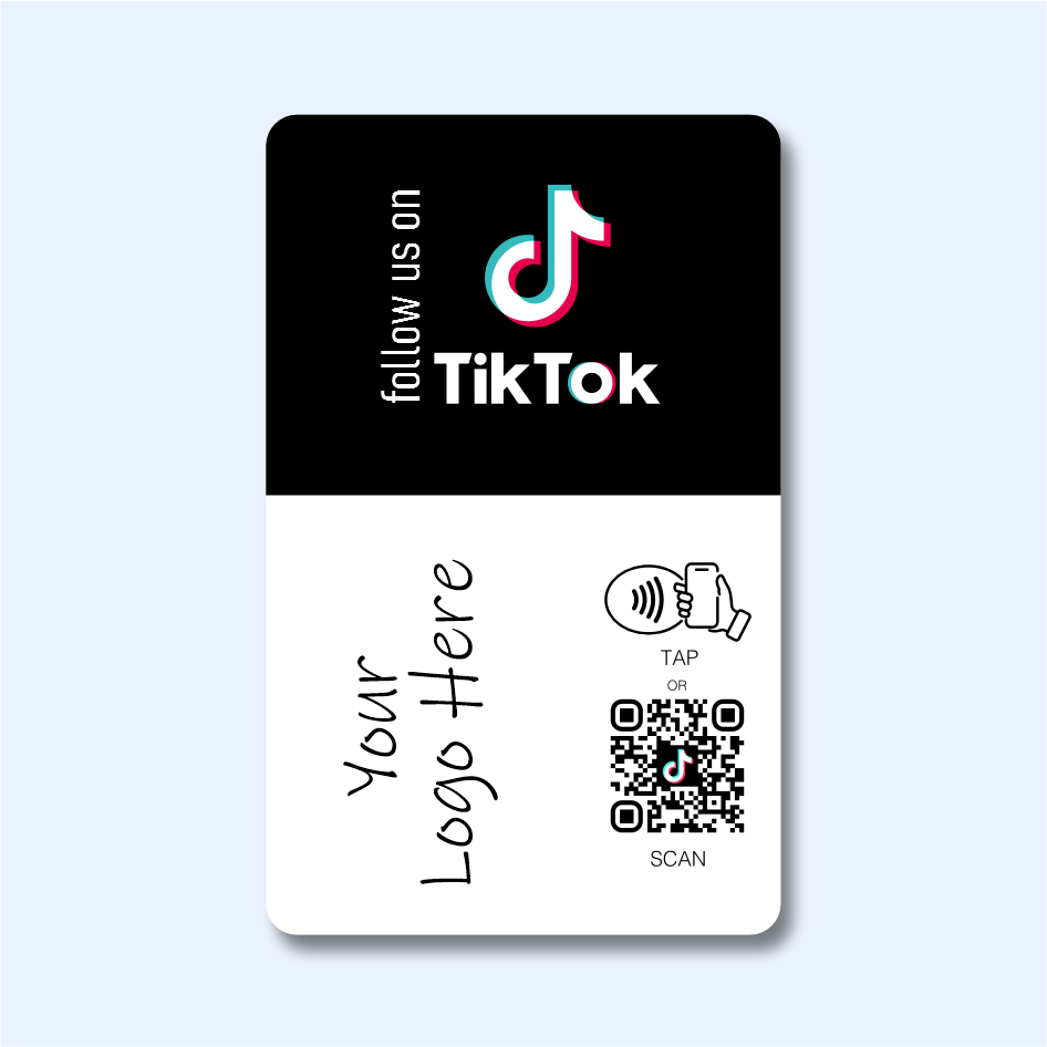 Follow us on Tik Tok Card - Tap and Scan – 224 DIGITAL