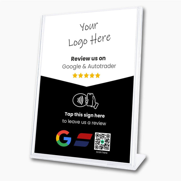 Google & Autotrader Multilink Review Sign - 224 DIGITAL