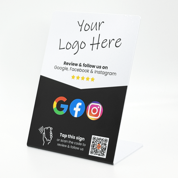 Google Facebook & Instagram Multilink Review & Follow Stand - 224 DIGITAL