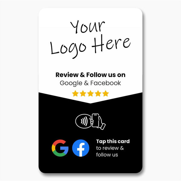 Google & Facebook Review & Follow Card - 224 DIGITAL