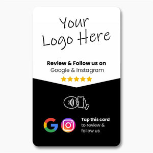 Google & Instagram Multilink Review & Follow Card - 224 DIGITAL