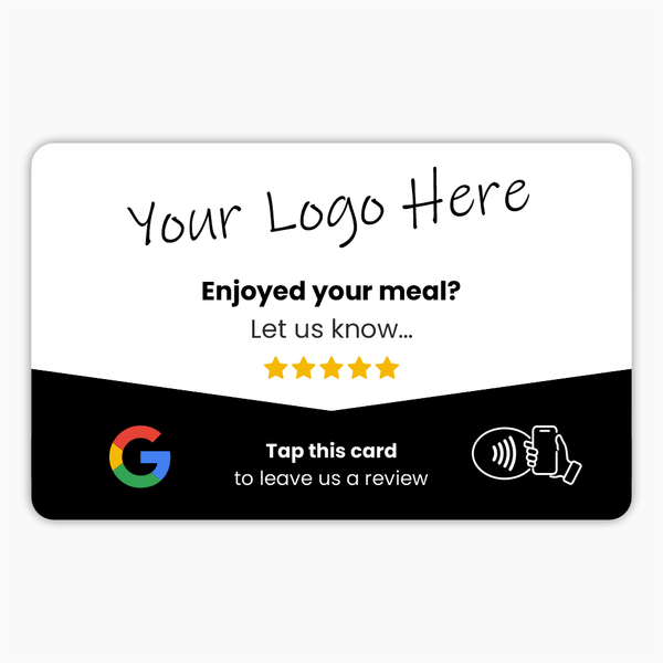 Google Restaurant Review Card - Custom Branded - Tap and Scan - 224 DIGITAL