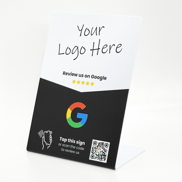 Google Review Stand - Custom Logo - Tap & Scan - 224 DIGITAL