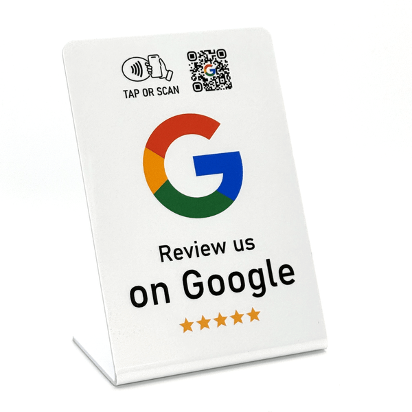 Google Tap to Review Cafe Stand - 224 DIGITAL