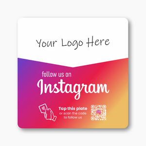 Instagram Review Plate - Custom Logo - 224 DIGITAL