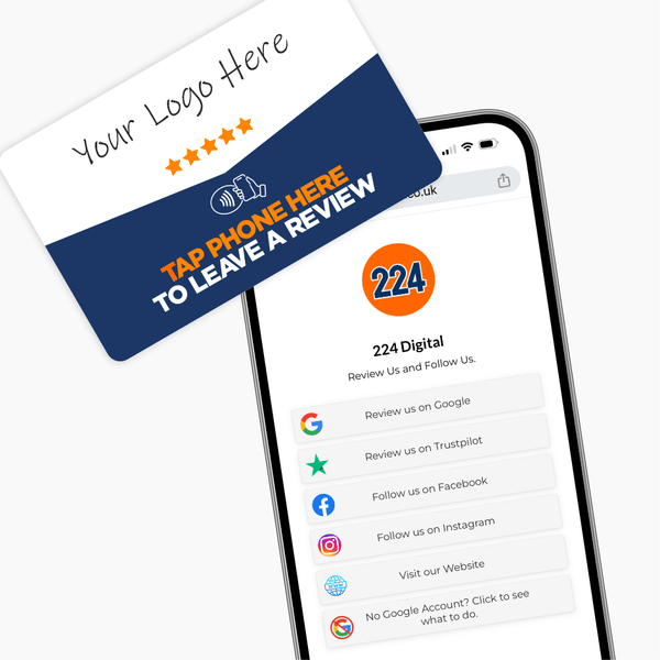The All Reviews Card + Your Logo - 224 DIGITAL