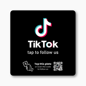 TikTok Follow Plate - 224 DIGITAL