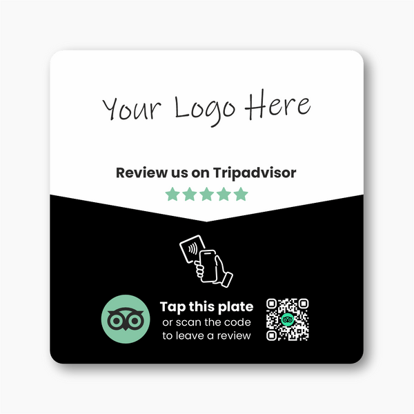 Tripadvisor Review Plate - Custom Logo - 224 DIGITAL